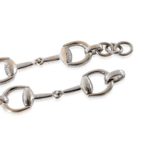 Gucci Diamond Horsebit Bracelet in 18k White Gold 2.33 CTW