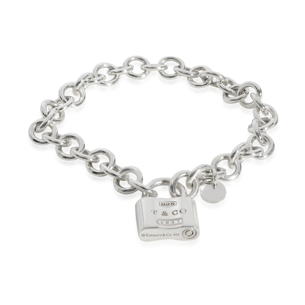 Tiffany and co on sale padlock bracelet