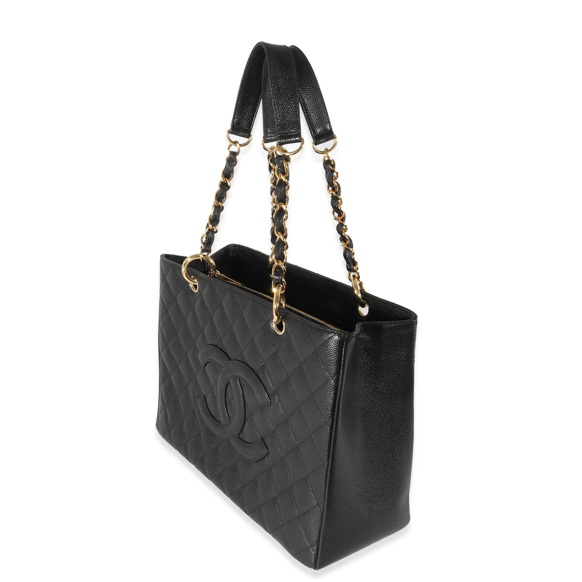 Chanel Black Caviar Grand Shopper Tote