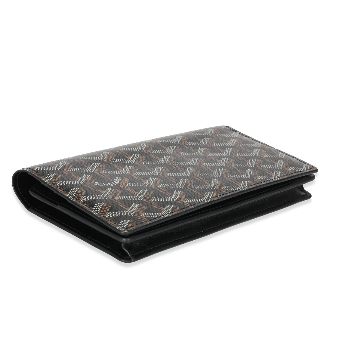 Leather Wallets Vintage Goyard Wallet Goyard Black Goyardine