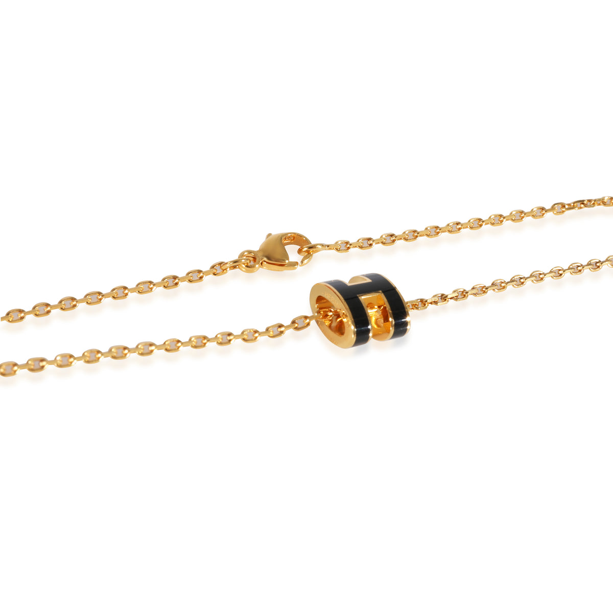 Hermès Pop H Mini Pendant Nior Yellow Gold Plated