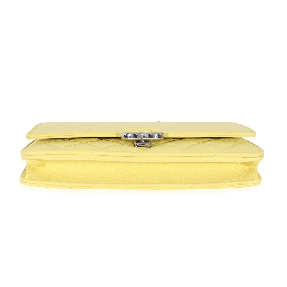 Chanel Yellow Leather Urban Companion Wallet On Chain