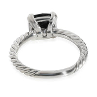 David Yurman Chatelaine Onyx Diamond Ring in Sterling Silver 0.03 CTW