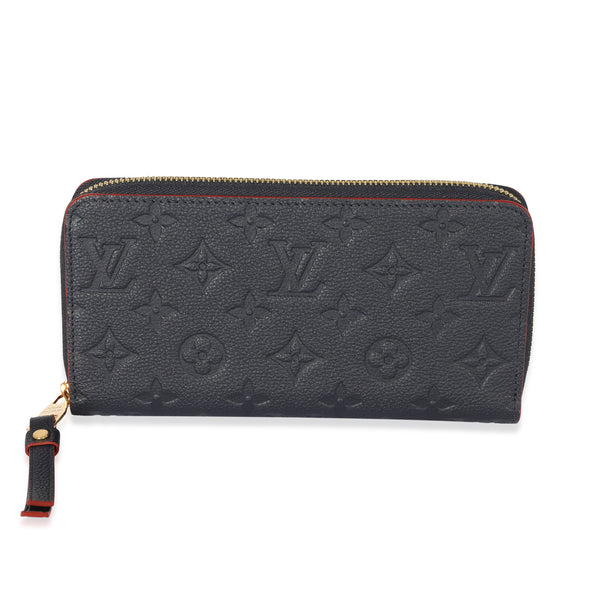 Louis Vuitton Marine Rouge Monogram Empreinte Zippy Wallet, myGemma