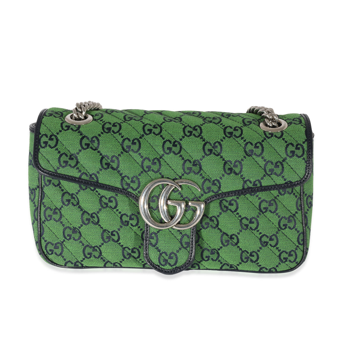 Green Mini GG-canvas shoulder bag, Gucci
