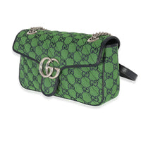 Gucci Small GG Canvas Diagonal Marmont Bag