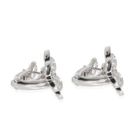 Van Cleef & Arpels Frivole Earrings in 18K White Gold Small Model, 1.61 CTW