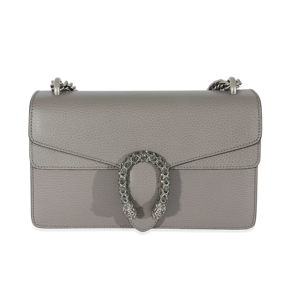 Gucci Grey Leather Small Dionysus