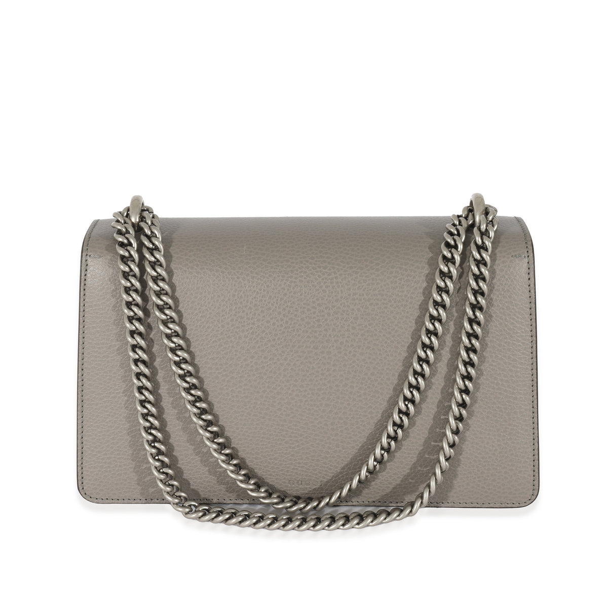 Gucci Grey Leather Small Dionysus