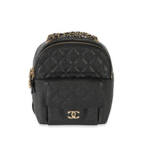 Chanel Black Caviar Mini CC Day Backpack