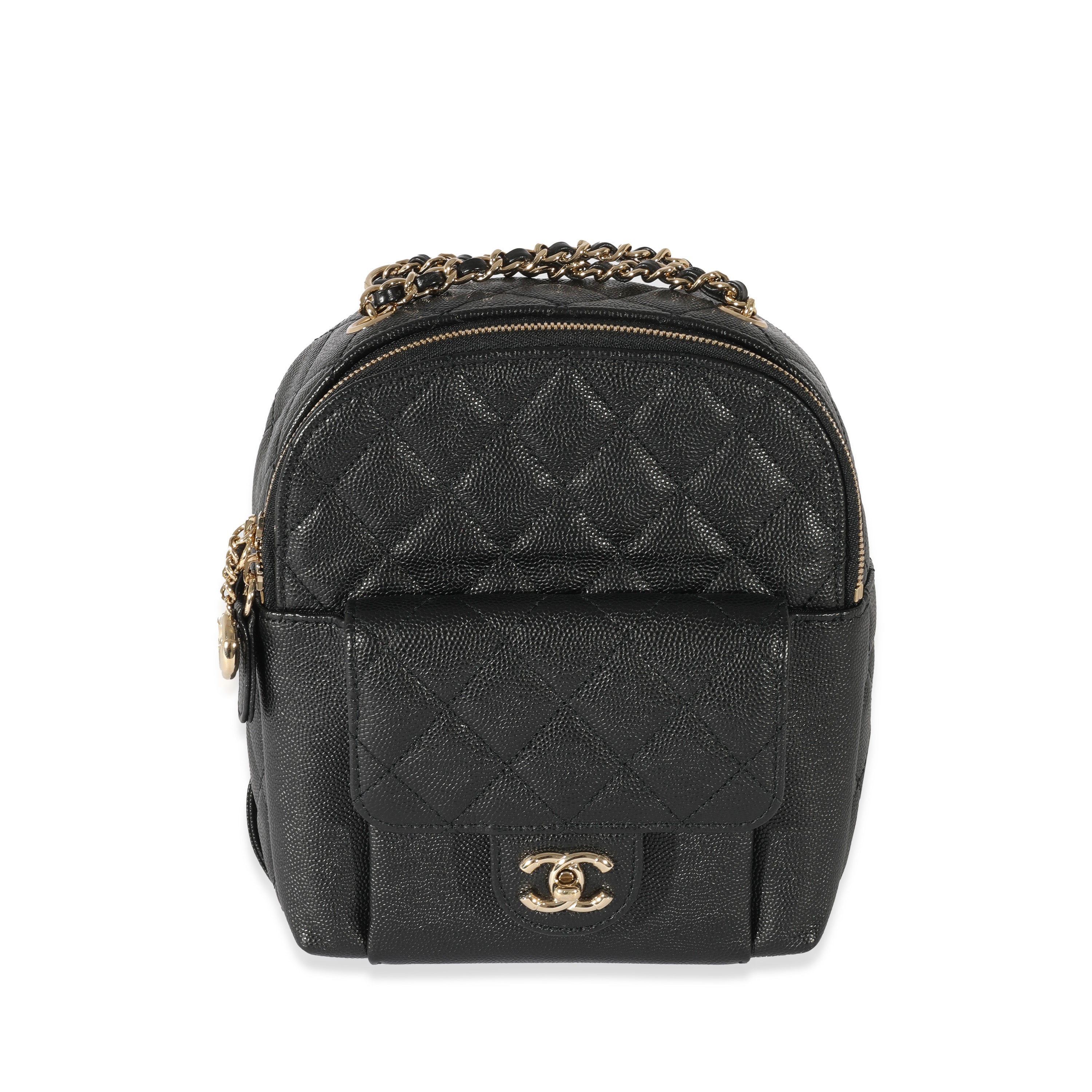Chanel Mini CC Day Backpack - White Backpacks, Handbags - CHA856316
