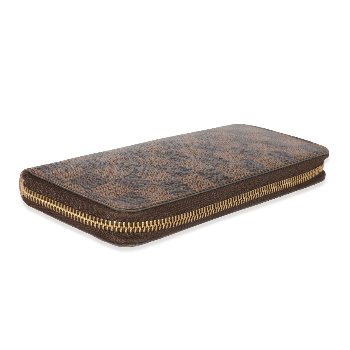 Louis Vuitton Damier Ebene Coated Canvas Clemence Wallet