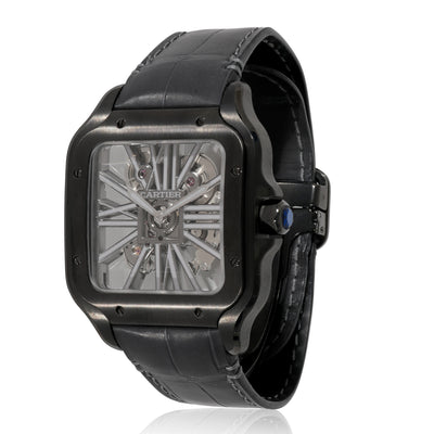 Cartier Santos de Cartier WHSA0009 Mens Watch in  DLC