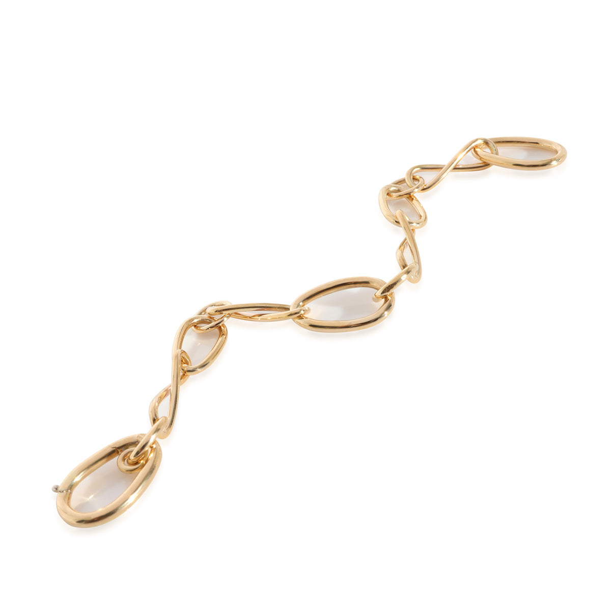 Open Link Bracelet in 18K Yellow Gold