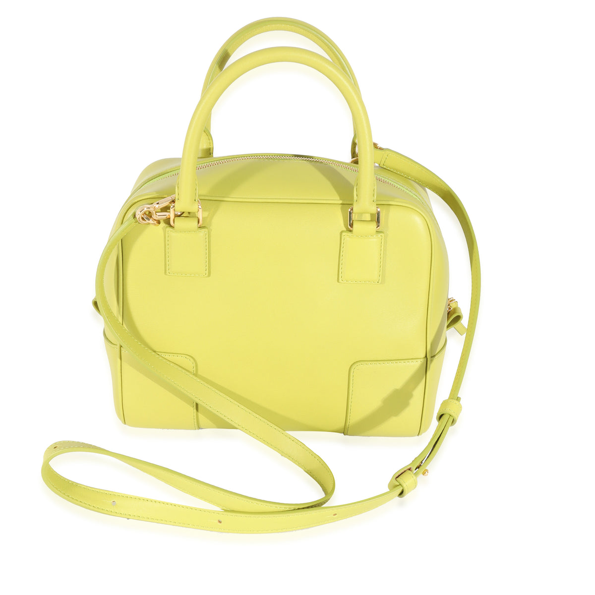 Loewe Lime Yellow Leather Square Amazona 19