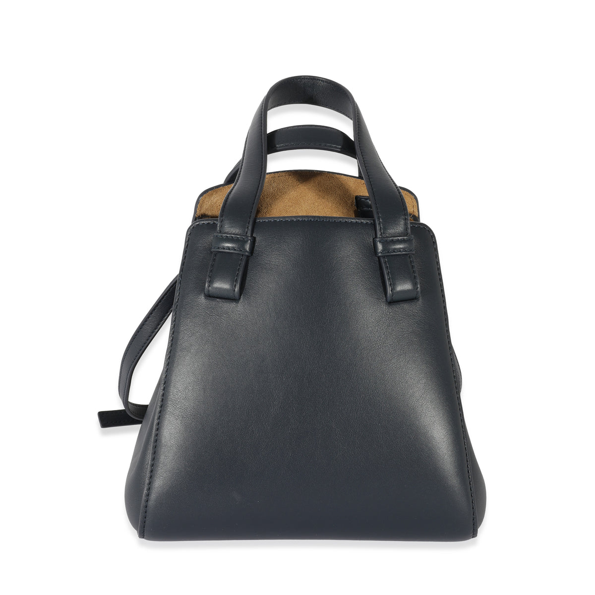 Loewe Navy Calfskin Hammock Nugget Bag