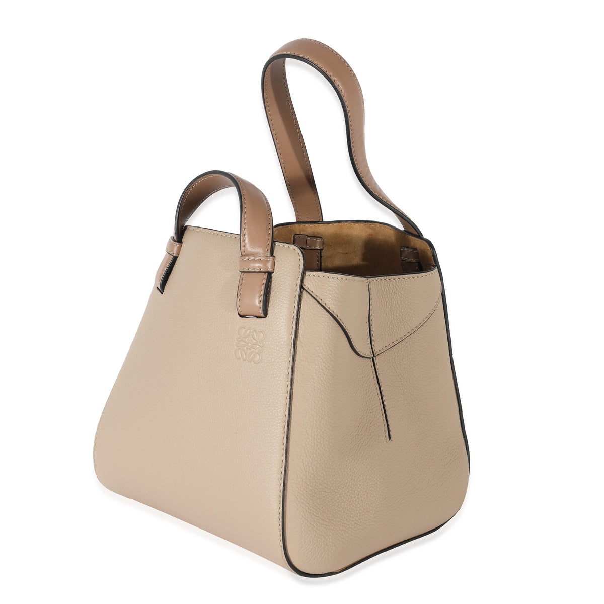 Loewe Natural Leather Hammock Nugget Bag