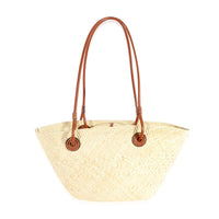 Loewe Raffia Small Anagram Basket Tote