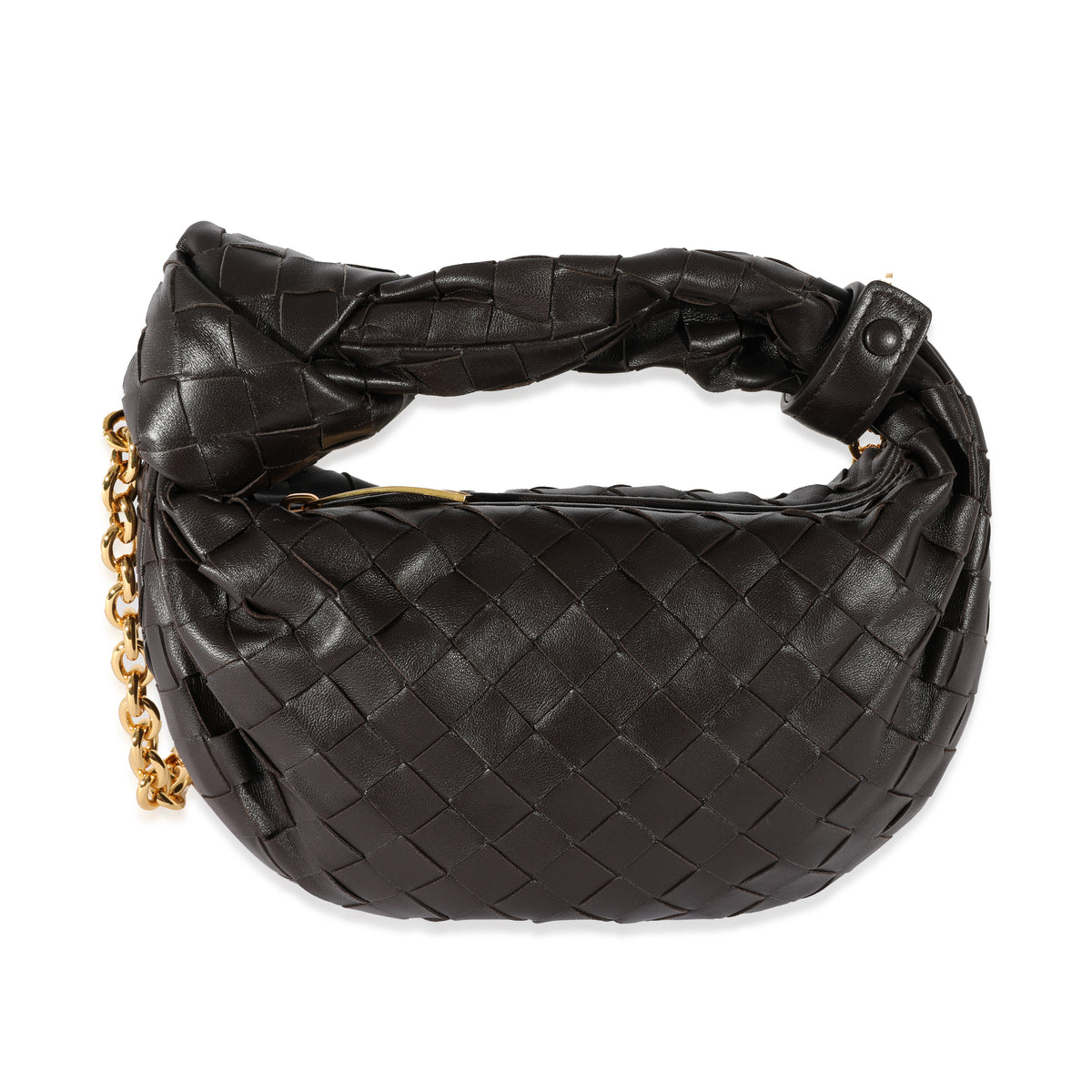 Bottega Veneta The Jodie Small Intrecciato-leather Shoulder Bag in Brown