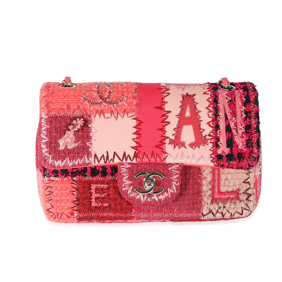 Chanel Red Medium Patchwork Classic Flap Bag, myGemma