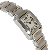 Cartier Tank Francaise W51007Q4 Womens Watch in 18kt Stainless Steel/Yellow Gol