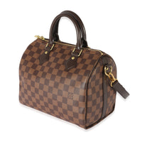 Louis Vuitton Damier Ebene Canvas Speedy Bandouliere 25