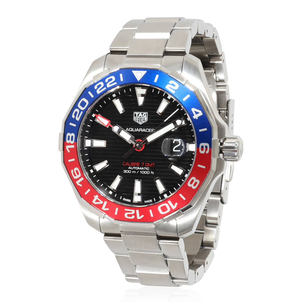 Tag Heuer Aquaracer GMT Mens Watch in Stainless Steel