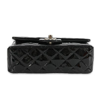 Chanel Black Patent Mini Rectangular Flap