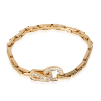 Cartier Agrafe Diamond Bracelet in 18k Yellow Gold 1.13 CTW