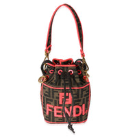 Fendi Canvas Zucca Roma Amor Mon Tresor Bag