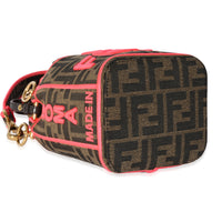 Fendi Canvas Zucca Roma Amor Mon Tresor Bag