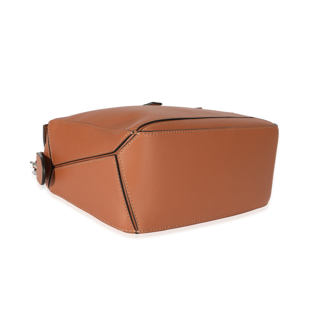 Loewe Brown Leather Small Puzzle Bag