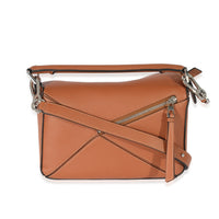 Loewe Brown Leather Small Puzzle Bag