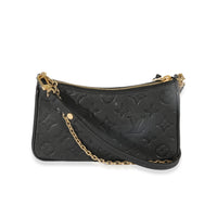 Louis Vuitton Black Empreinte Easy Pouch On Strap