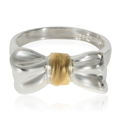 Tiffany & Co. Bow Ring in 18k Yellow Gold/Sterling Silver