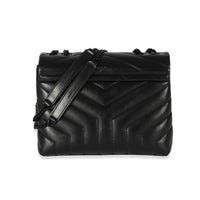 Saint Laurent Black Leather Small Loulou