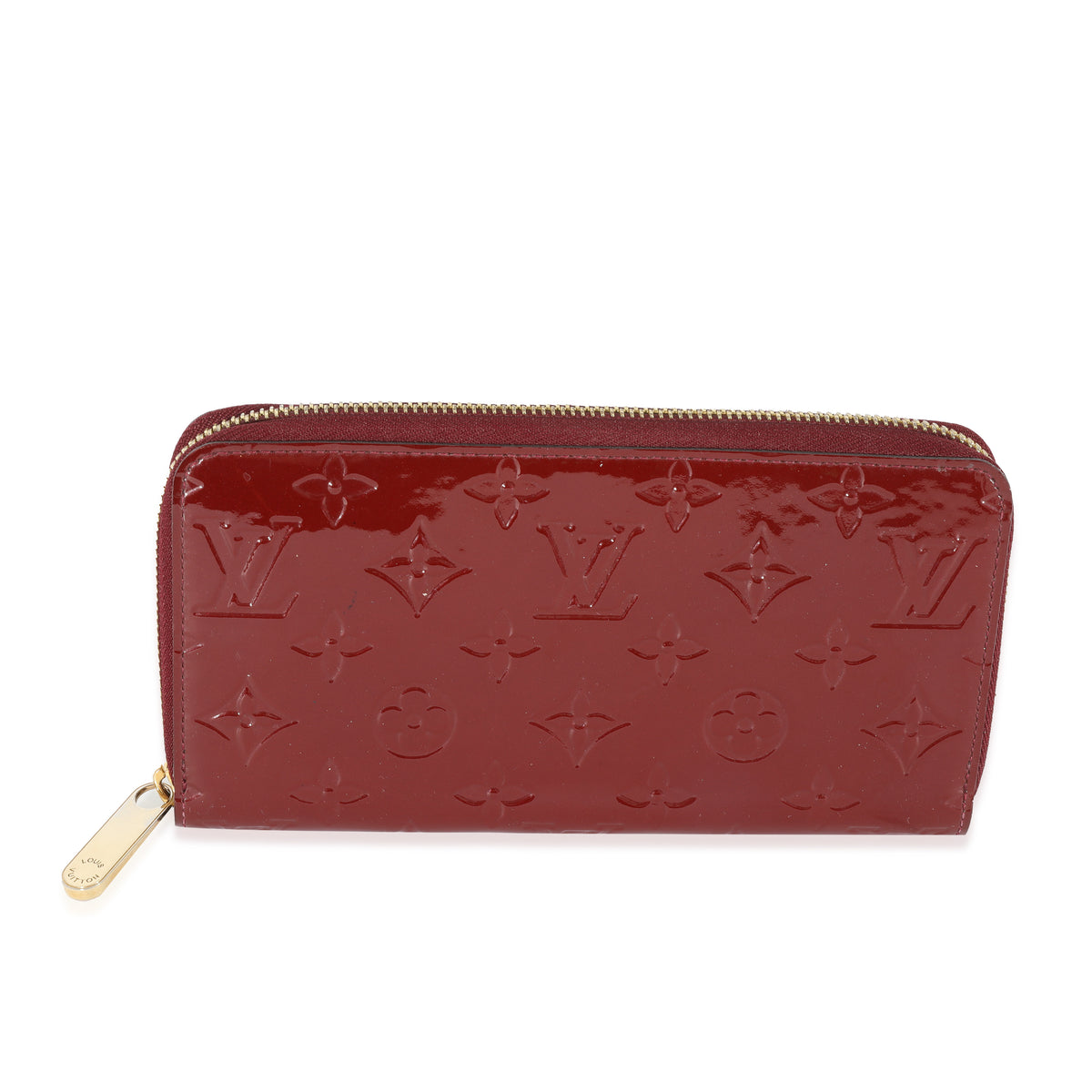 Louis Vuitton Rouge Fauviste Vernis Zippy Wallet