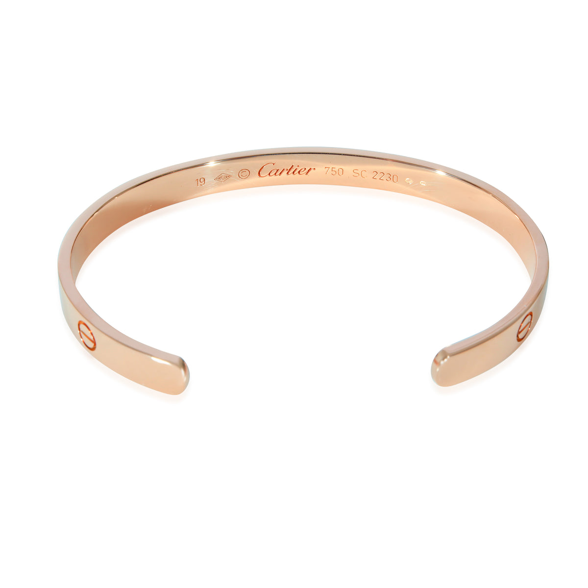 Cartier Love Cuff Bracelet (Rose Gold)