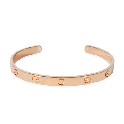 Cartier Love Cuff Bracelet (Rose Gold)