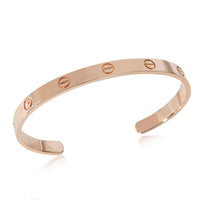 Cartier Love Cuff Bracelet (Rose Gold)