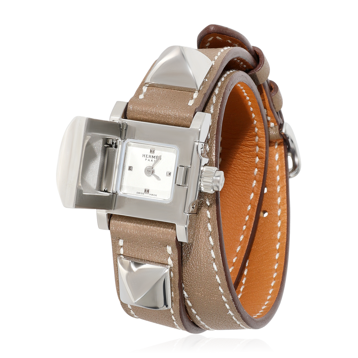 Hermès Mini Medor ME2.110 Womens Watch in  Stainless Steel