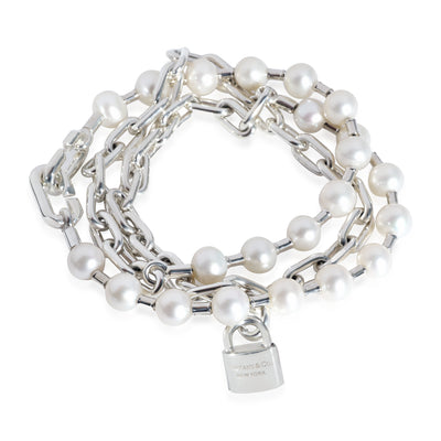 Tiffany & Co. HardWear Pearl Lock Bracelet in Sterling Silver