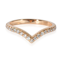 Tiffany & Co. Soleste V Diamond Band in 18k Rose Gold 0.17 CTW