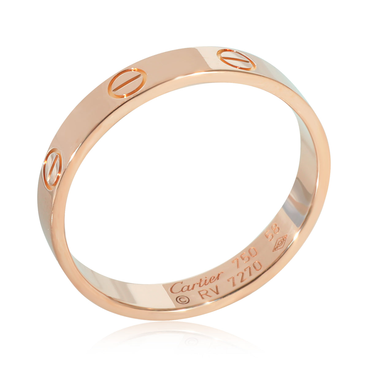 Cartier Love Wedding Band in 18k Rose Gold