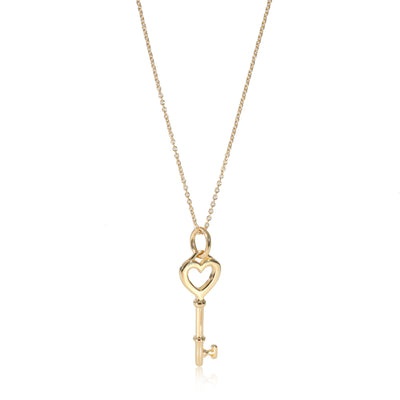 Tiffany & Co.Key Pendant on Chain in 18K Yellow Gold