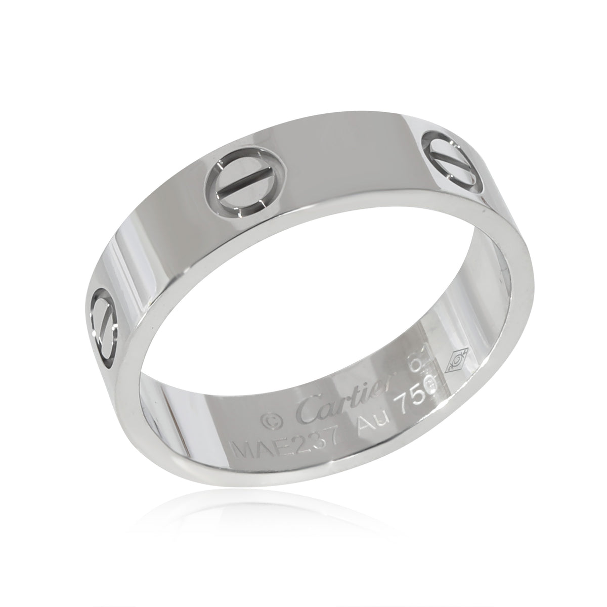 Cartier Love Ring in 18k White Gold