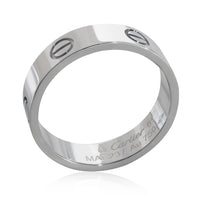 Cartier Love Ring in 18k White Gold