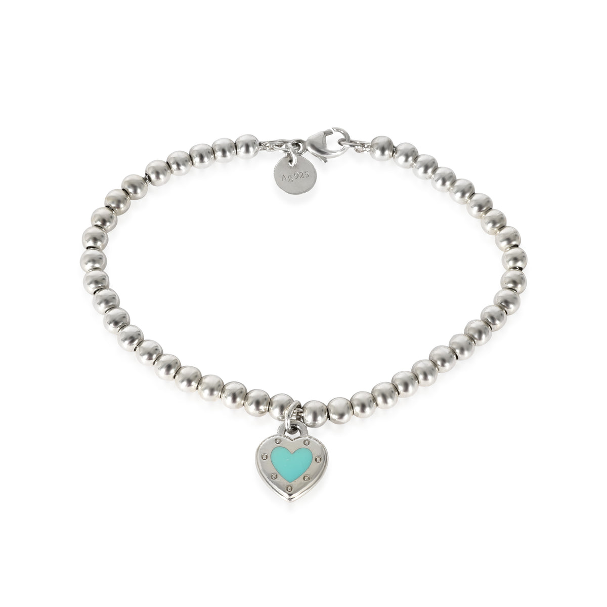Tiffany & Co. Tiffany Blue® Heart Tag Bead Bracelet - Sterling Silver Bead,  Bracelets - TIF198493 | The RealReal
