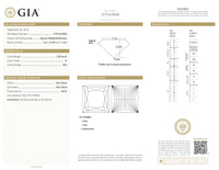 GIA Certified 1.08 Ct Princess cut H VS2 Loose Diamond