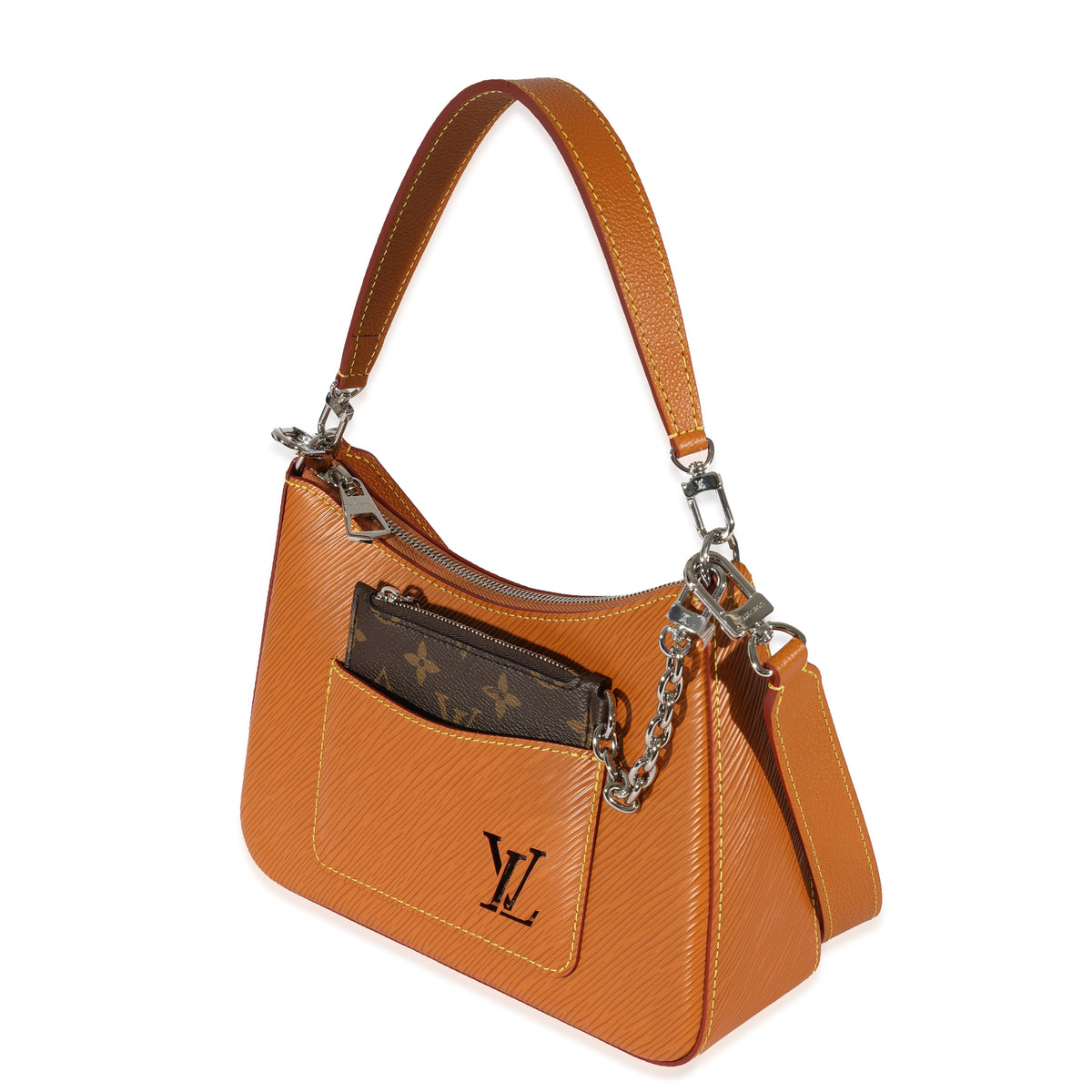 Louis+Vuitton+Marelle+Shoulder+Bag+Pink+Leather+Epi for sale